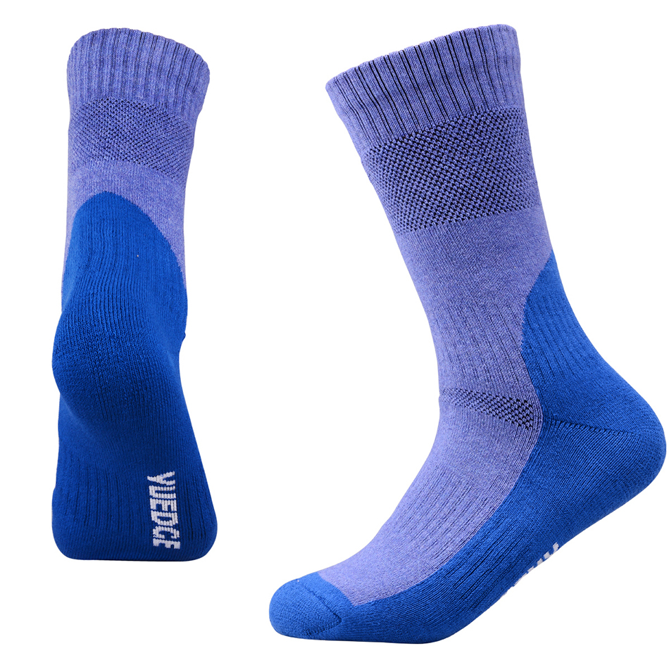 yuedge performance cushion athletic hiking crew socks (3pairs)